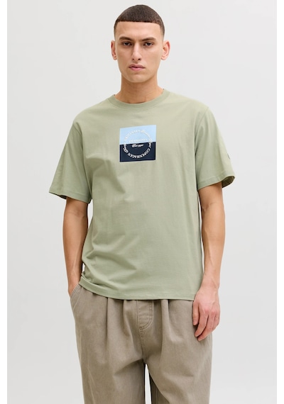 Jack & Jones Erkek T Shirt 12290856 Açık Yeşil Açık Yeşil
