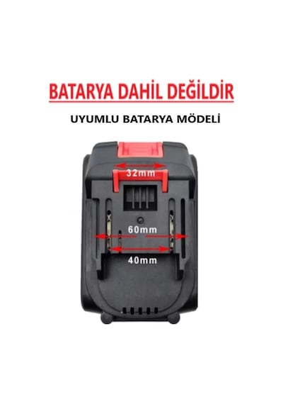 Kızaklı Şarj Aleti Model: 3 21v Assur Şarjlı Matkap Asr072 Uyumludur.