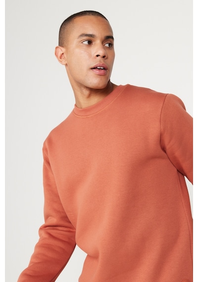 AC&Co / Altınyıldız Classics Erkek Acık Kahve Standart Fit Normal Kesim İçi Polarlı Bisiklet Yaka Sweatshirt Açık Kahverengi AC&Co / Altınyıldız Classics Erkek Acık Kahve Standart Fit Normal Kesim İçi Polarlı Bisiklet Yaka Sweatshirt Açık Kahverengi