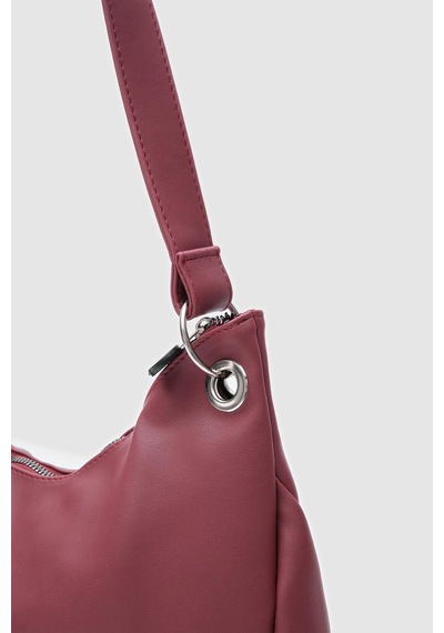 Shule Bags Valerie Oval Omuz Çantası Bordo Bordo