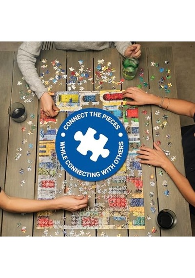 1500 Parça Puzzle Ağaçlarda Alacakaranlık