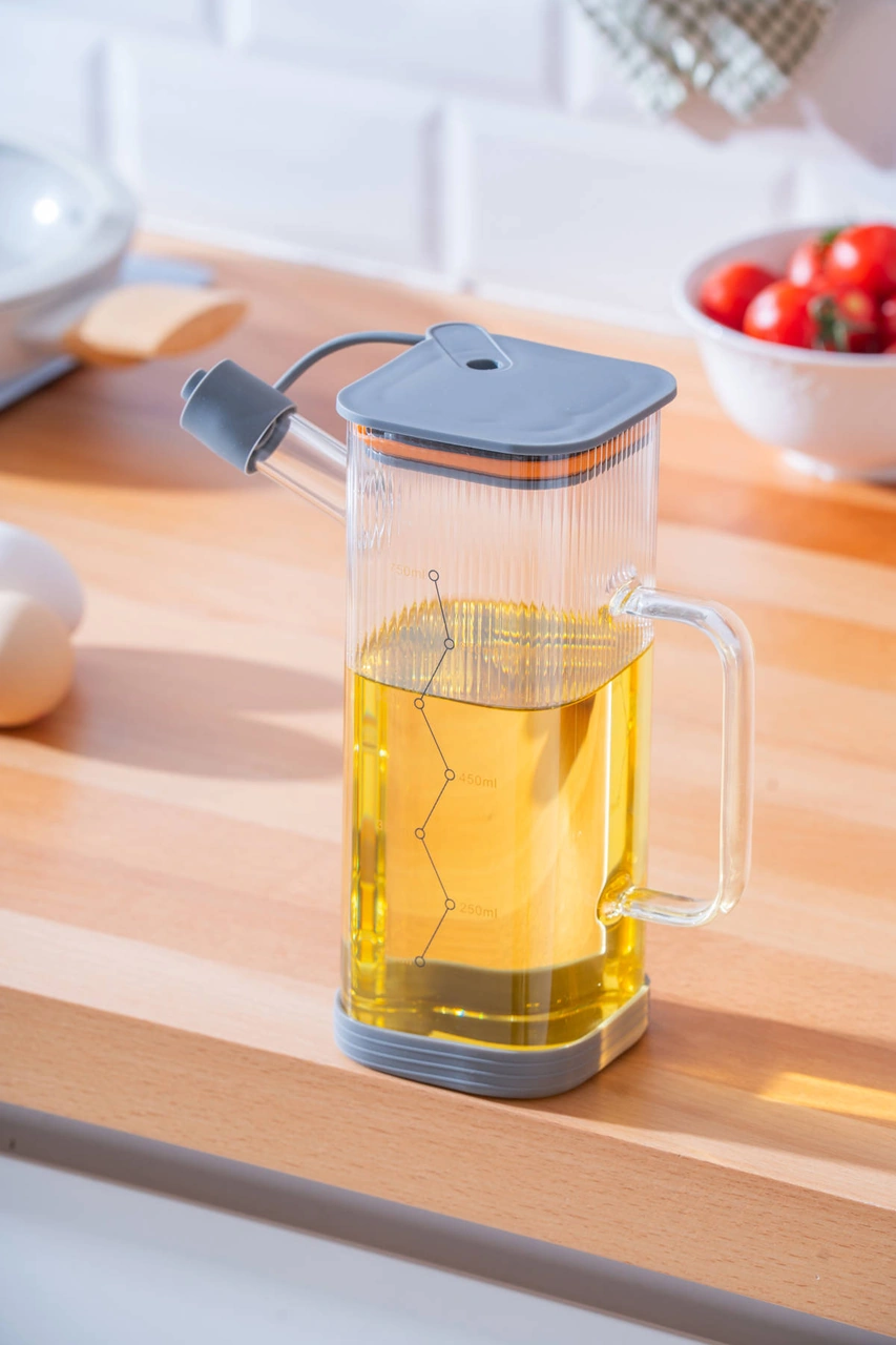 Acar Lume Cam Yağdanlık - 750 Ml Gri