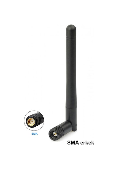 Sma Erkek Konnektörlü Modem Anteni 2.4ghz 3dbı Anten