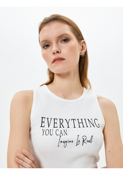 Koton Halter Yaka Atlet Crop Slogan Baskılı Pamuklu Beyaz 4sak10282ek 4SAK10282EK000 Beyaz Koton Halter Yaka Atlet Crop Slogan Baskılı Pamuklu Beyaz 4sak10282ek 4SAK10282EK000 Beyaz