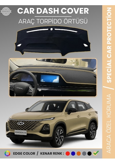 Chery Omada 5 2022-2025 Torpido Örtüsü Ön Göğüs Koruma Torpido Koruma Çatlamayı Engeller Tam Uyum - 781 Stiloto
