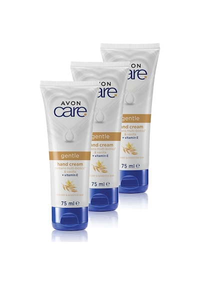 Avon Care Vanilya Içeren E Vitaminli Kuru Ciltler İçin El Kremi 3 x 75 ML