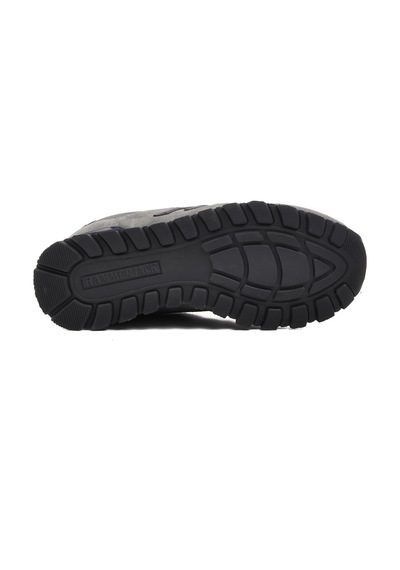 Hammer Jack Gri Suni Deri Unisex Sneaker Peru 102 19250 G Gri