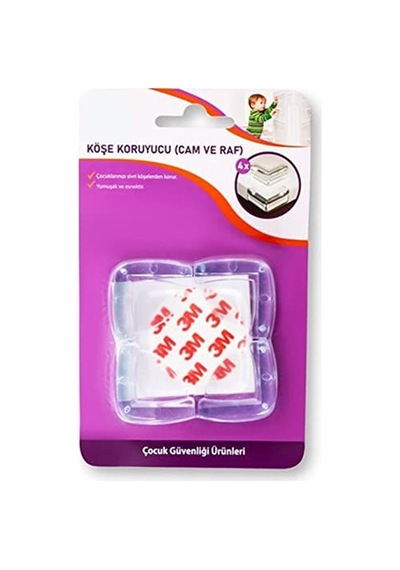 İdeal Baby Masa Köşe Koruyucu - 4 Adet Tek Paket 1410 Çok Renkli