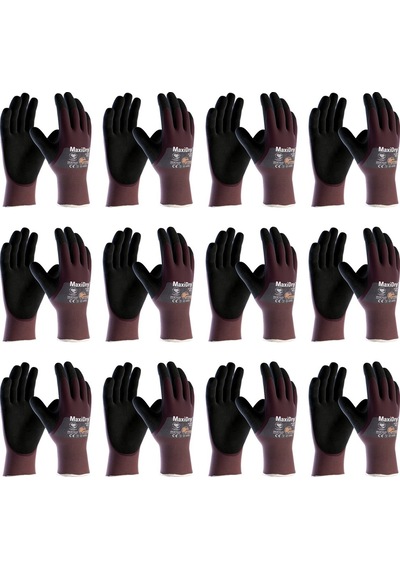 Atg Maxidry 56-425 3/4 Dipped Iş Eldiveni 12 Çift