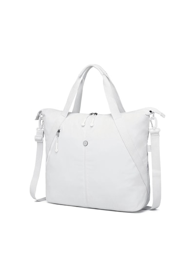 Smart Bags Mikro Poly Kumaş Büyük Boy Kadın Omuz Çantası 3335 Beyaz