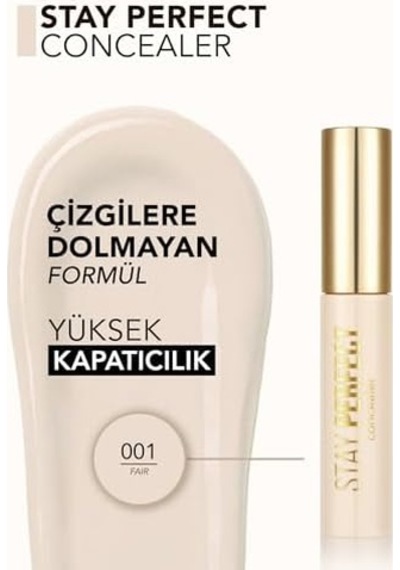 Doğal Bitişli Kapatıcı Soğuk Alt Ton - Perfect Concealer - 001 Fair -8682536085441 0