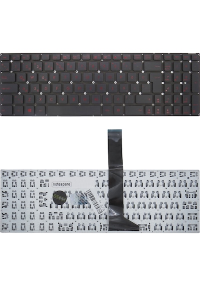 Asus Uyumlu A550ldv-xx857d, A550ldv-xx858d, A550ld-x0134d, A550ld-xo134d Klavye Tr Kırmızı Tuşlu Versiyon