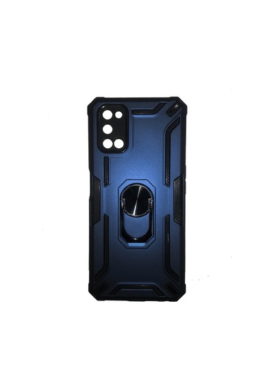 Oppo A52 Yüzüklü Standlı Tank Zırh Silikon Kılıf