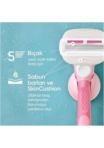 Gillette Venus Pro Comfortglide Sugarberry Kokulu Kadın Tıraş Bıçağı