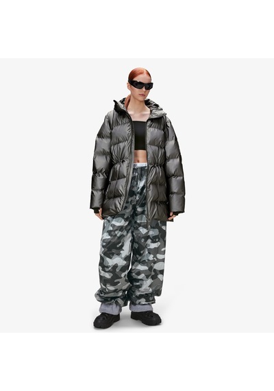 Rains Alta Puffer W3t4 Kadın Gri Mont