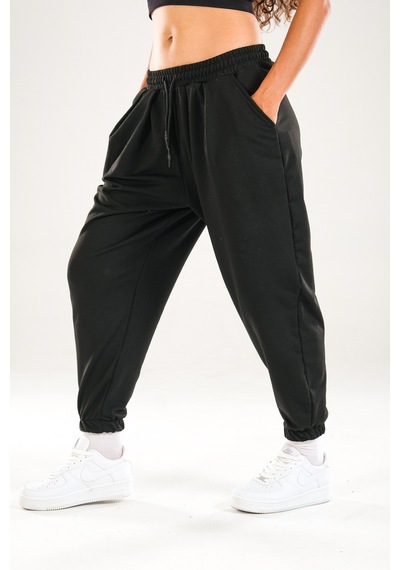 Cocopelli Pac A Lastikli Pileli Siyah Jogger Pantolon Coc2081 Siyah