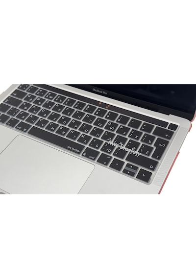 Rusça Klavye Apple Uyumlu MacBook Pro Kılıf A1706 A1989 A2159 A1707 A1990 İle Koruyucu Siyah