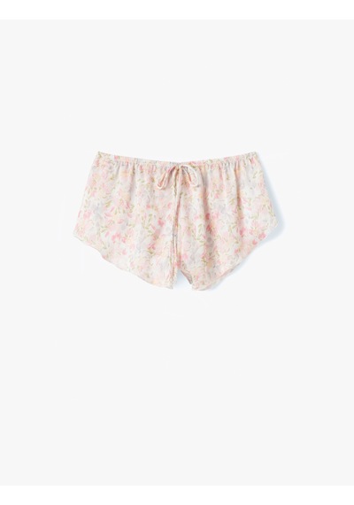 Koton Bol Kalıp Beli Bağlamalı Çiçekli Mini Şort Pijama Altı Pembe Desenli 5slk80036mw Pembe Desenli Pembe Koton Bol Kalıp Beli Bağlamalı Çiçekli Mini Şort Pijama Altı Pembe Desenli 5slk80036mw Pembe Desenli Pembe