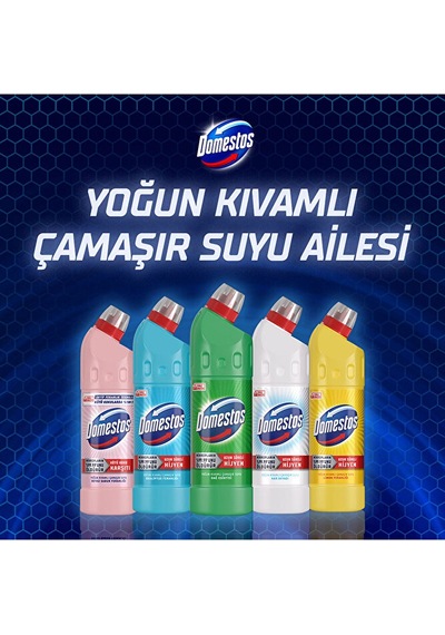 Domestos Çamaşır Suyu Yoğun Kıvamlı Okaliptus Ferahlığı 750 Ml X6 Diğer