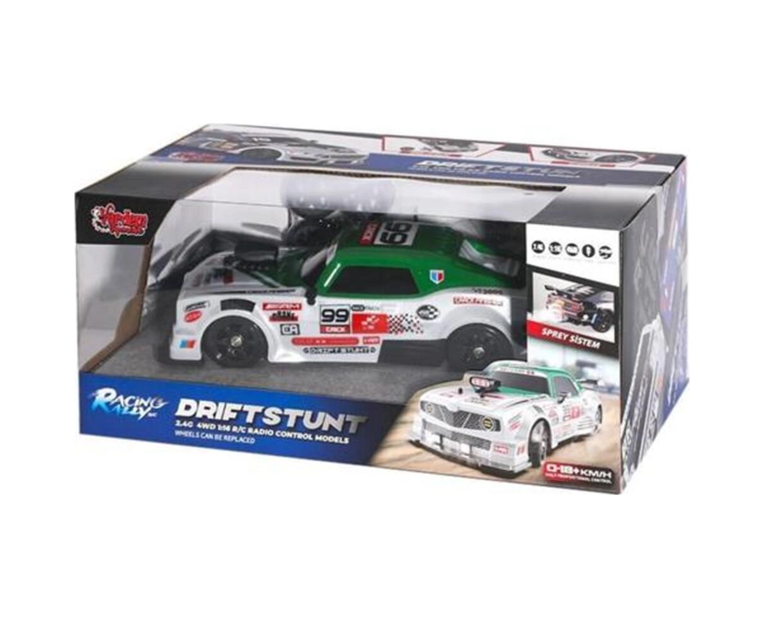Dean Hb-sc16a08 Kumandalı 4x4 Drift Araba Işıklı Ve Buharlı -vardem Oyuncak