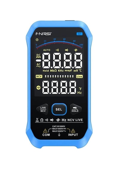 Fnırsı S1 Büyük Ekranlı Akıllı Dijital Multimetre