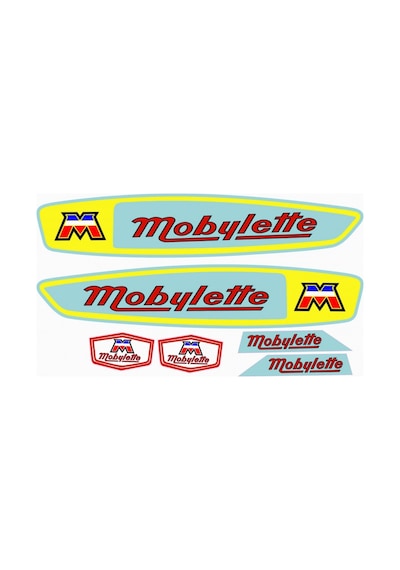Mobylette Motobecane Depo Sticker Yazı Seti Etiket