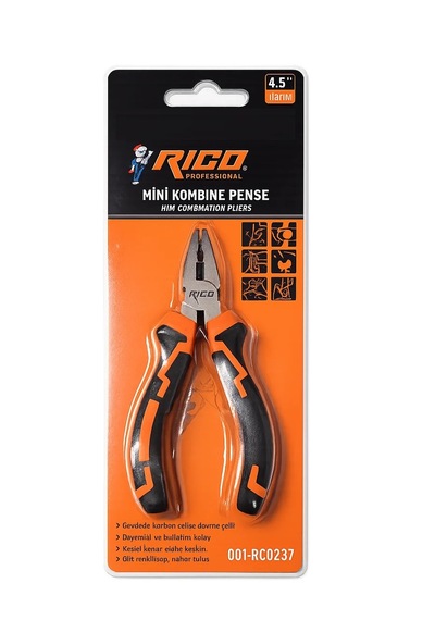 Rico Mini Pense Seti Kargaburun Yankeski Kerpeten 4 Parça 115mm