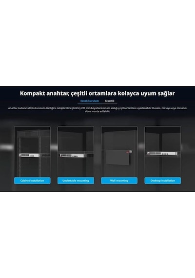 Ruıjıe 48port Rg-cs83-48gt4xs Gıgabıt 4-sfp 10gbe Yönetilebilir Swıtch