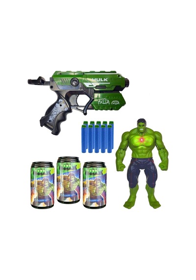 Prestij Bvm Oyuncak Hedefli Soft Mermili Hulk Figürlü Dart Atan Fab.9519