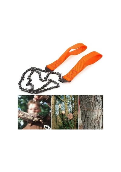 Taşınabilir Zincirli Kamp Testeresi 103 Cm Yüksek Kalite Kamp & Outdoor Kesim Aracı + Taşım