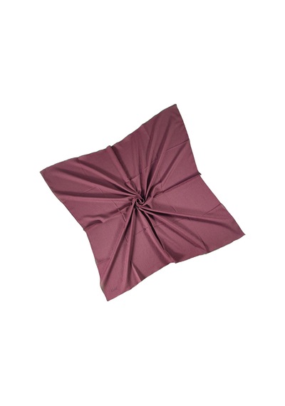 Mim Eşarp Enba Mio Jazz Caz Pamuk Eşarp 100x100 Cm Bordo