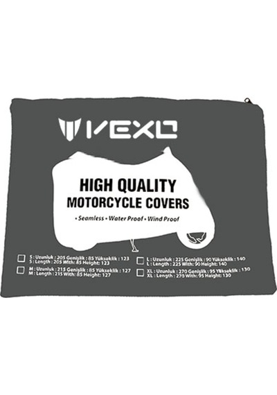 Vexo Plus Sıyah Motosiklet Brandası 2Mm Kalınlığında (384899759)