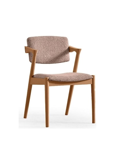 Giza Ahşap Bohem Sandalye Natural - Krem