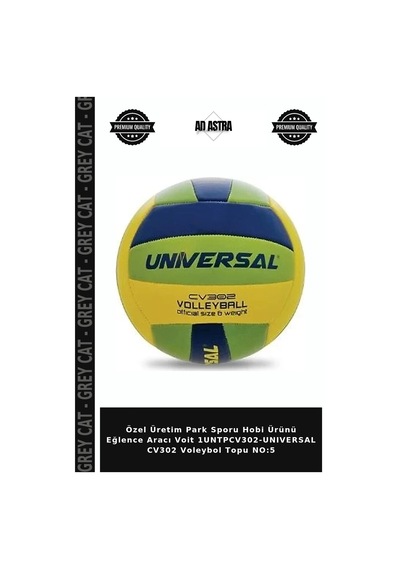 Özel Üretim Park Sporu Hobi Ürünü Eğlence Aracı Voit 1untpcv302-unıversal Cv302 Voleybol Topu No:5 Çok Renkli