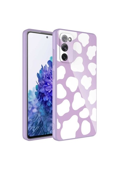Galaxy S20 Fe Kılıf Kamera Korumalı Desenli Sert Silikon Zore Epoksi Kapak NO6