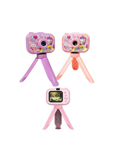 Çocuklara Özel Ayaklı Mini Fotoğraf Makinesi Dijital Lcd Ekran
