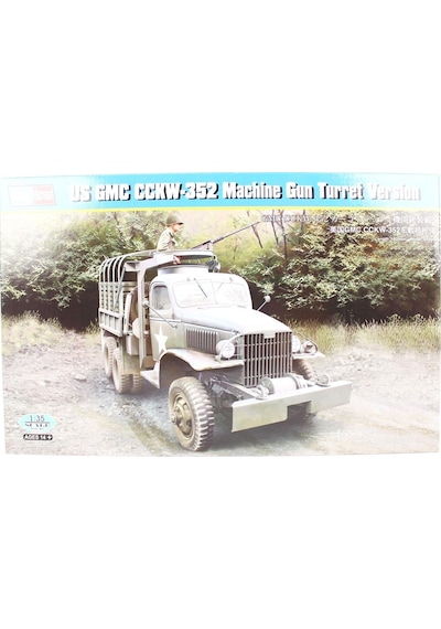 Hobbyboss 83833 1/35 Ölçek, Cckw-352 Machine Gun Turret, Askeri Kamyon, Plastik Model Kiti-55782