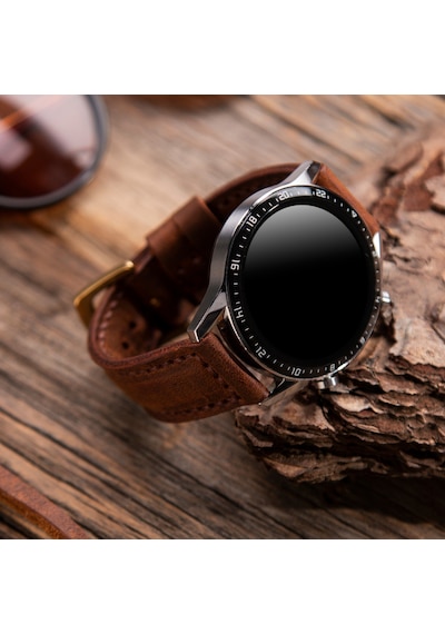 Vagave Huawei Watch 4 GT2E GT3 Pro 20 22 MM Deri Kordon Vagave Huawei Watch 4 GT2E GT3 Pro 20 22 MM Deri Kordon