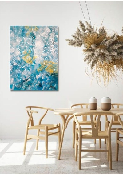 Yağlı Boya Tablo %100 El Yapımı Home In Joy 64Cmx74Cm