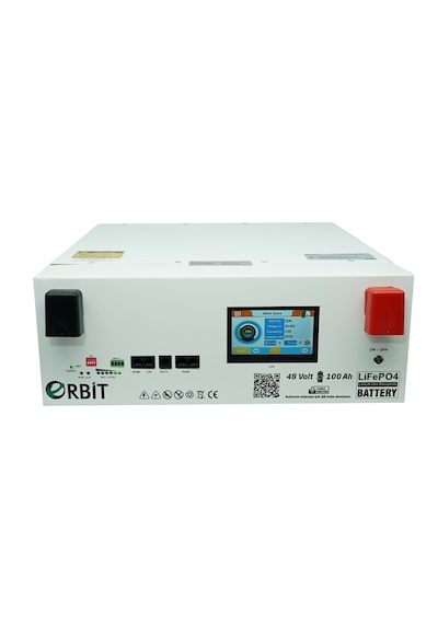Orbit 48v 100ah Lityum Akü 5.2kw Ekranlı Metal Kasa