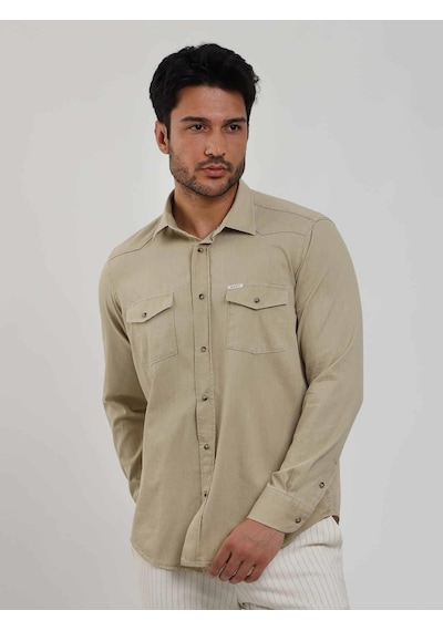 Dufy Bej Erkek Regular Fit Düz Klasik Yaka Uzun Kol Gömlek - 104845-bej Bej Dufy Bej Erkek Regular Fit Düz Klasik Yaka Uzun Kol Gömlek - 104845-bej Bej