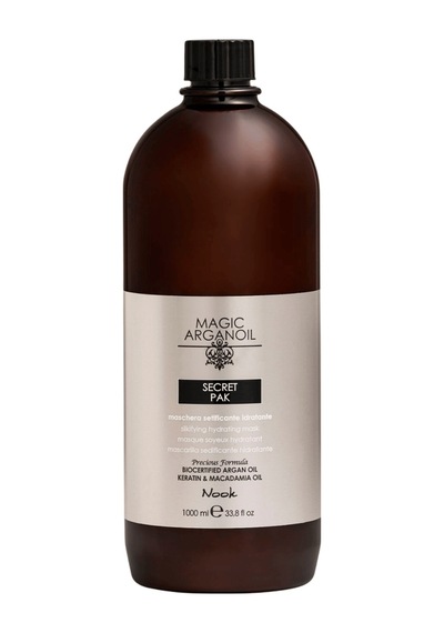 Nook Magic Arganoil Argan Yağlı Keratinli Onarıcı Parlaklık Kazandıran Nemlendirici Saç Maskesi 1 L