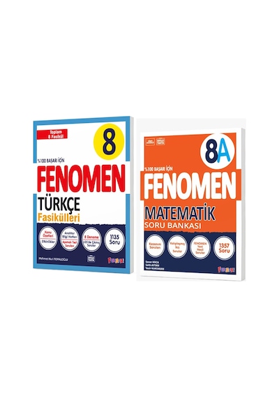 Fenomen Yayınları 2024 8. Sınıf Lgs Türkçe Fasikül Seti Ve Lgs Ma