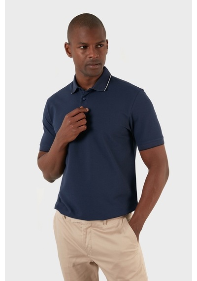 Exxe Erkek Polo Ex661-İndigo