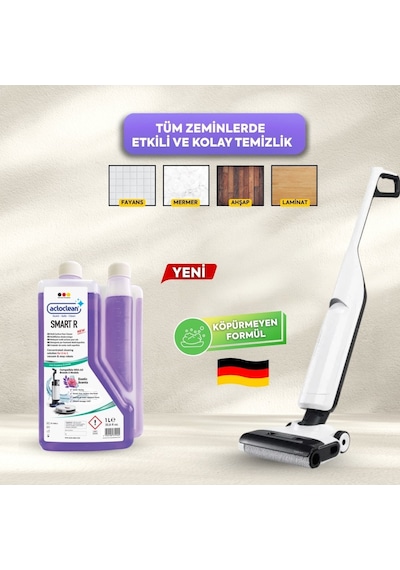 Actoclean Smart R Robot & Islak Dikey Süpürgeler İçin Egzotik Kokulu Konsantre Yüzey Temizleyici Tekli