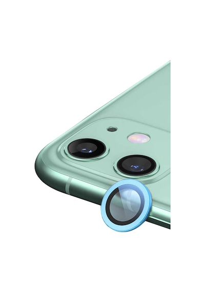 iPhone Uyumlu 12 Mini Raze Metal Kamera Lens - Mavi