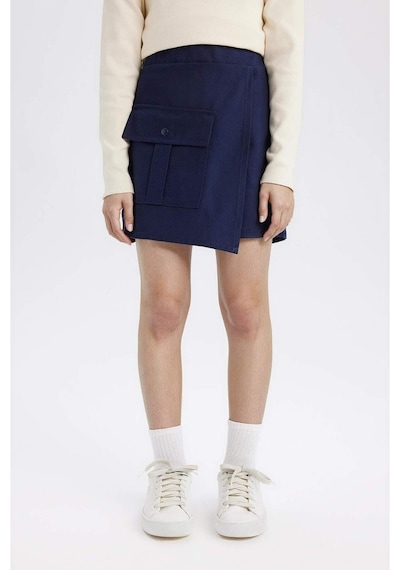 DeFacto Kız Çocuk Gabardin Cepli Şort Etek D9220A825SPNV251
