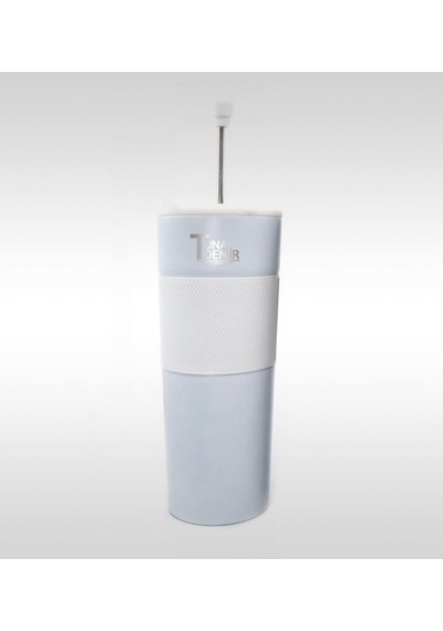 Kişiye Özel 3518 French Press Beyaz Paslanmaz Çelik Termos Mug 50
