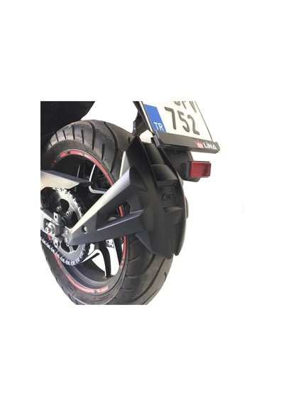 GP Kompozit  Bajaj Dominar 250 / 400 2017-2024 Uyumlu Arka Çamur Sıyırıcı Siyah