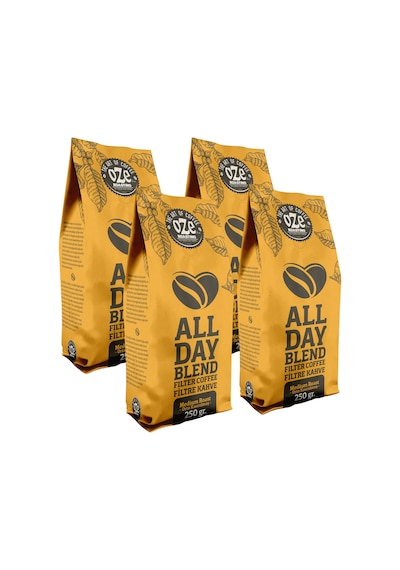 Oze All Day Blend Filtre Kahve 4'lü 250G Çekirdek